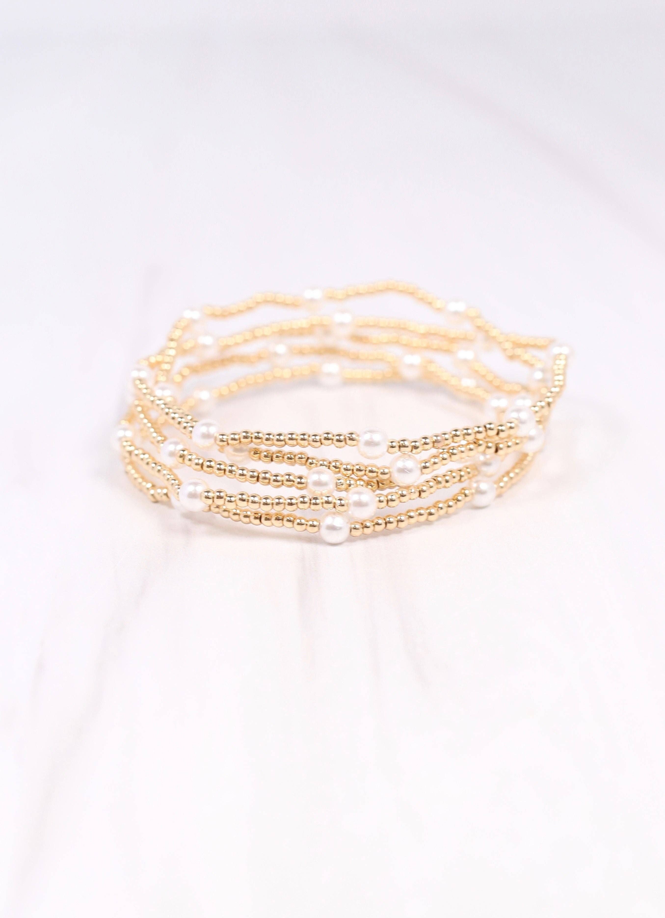 Domic Bracelet Set GOLD: Default