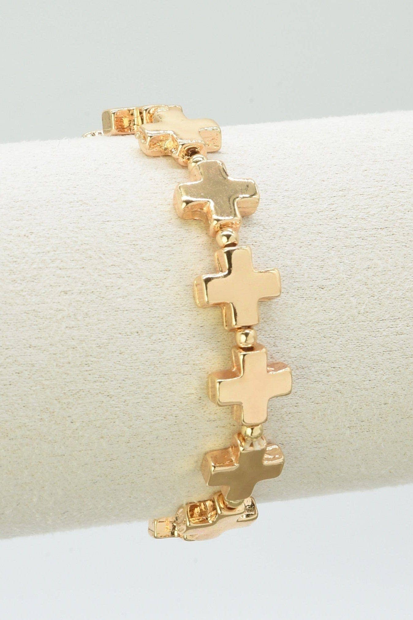 Cross Stretch Bracelet