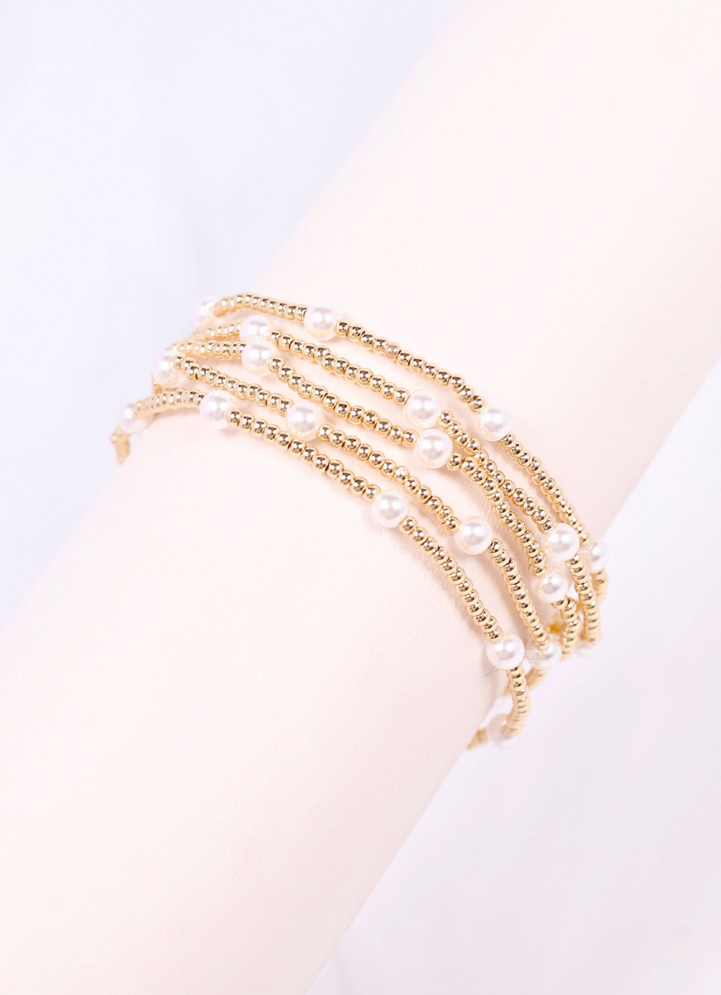 Domic Bracelet Set GOLD: Default